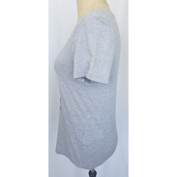 Under Armour T Shirt Medium Loose Fit Gray Patriotic Home of The Brave July 4th - Picture 6 of 10